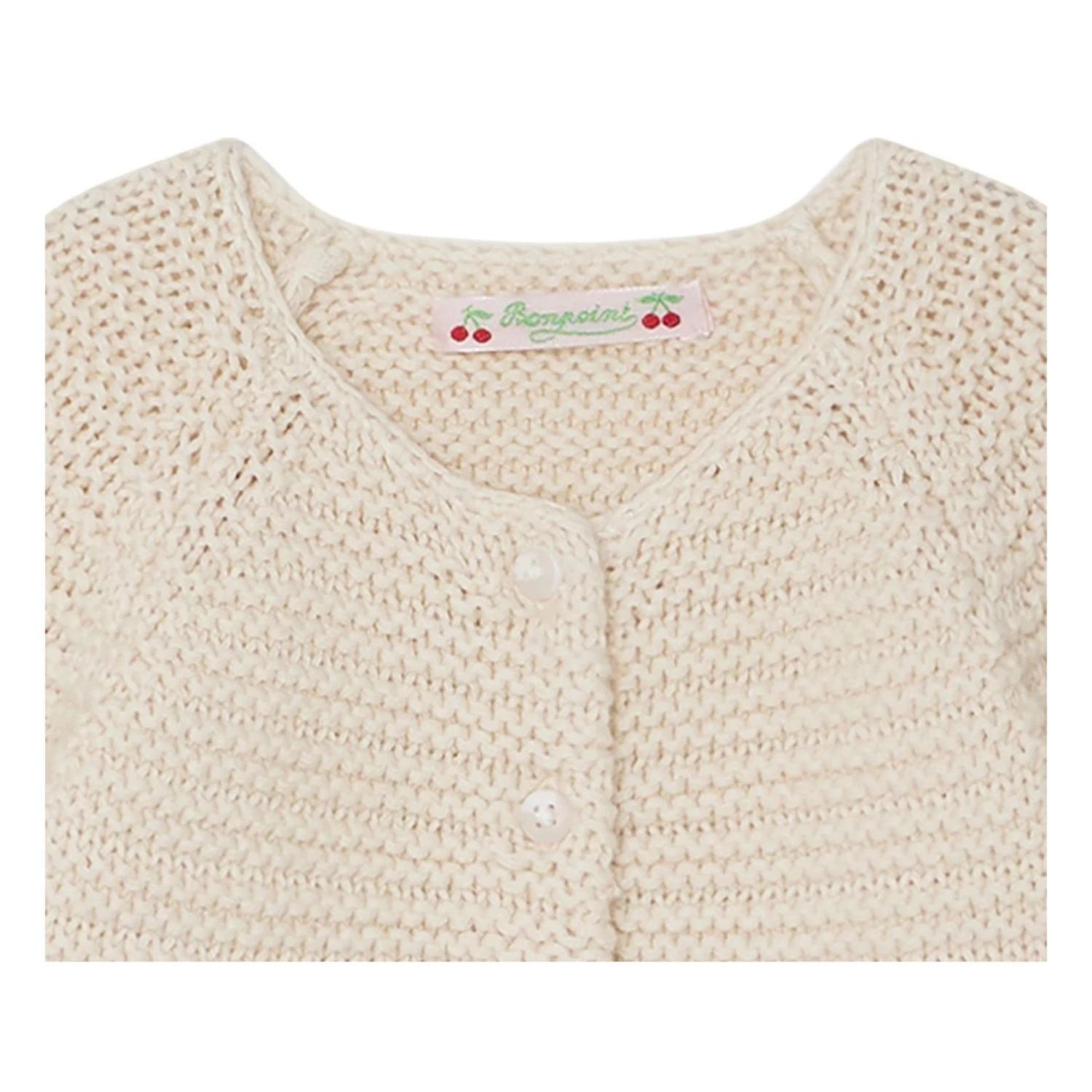 Abid Cardigan Sand Bonpoint Fashion Baby 2 Abid Cardigan Sand Bonpoint Fashion Baby - Image 2