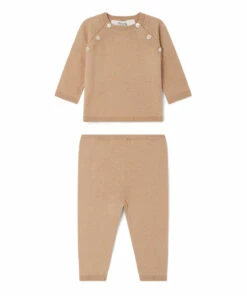 Abricota Leggings + Jumper Beige Bonpoint Fashion Baby