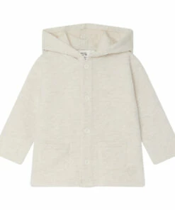 Abricote Fleece Cardigan Cream Bonpoint Fashion Baby