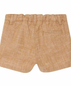 Academy Chambray Shorts Brown Bonpoint Fashion Baby -Baby Tops Elegant Store academy chambray shorts brown bonpoint fashion baby 2