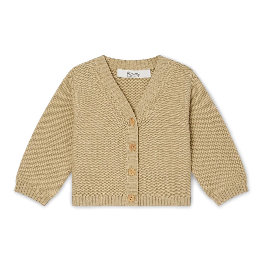 Adda Cardigan Brown Bonpoint Fashion Baby 1 Adda Cardigan Brown Bonpoint Fashion Baby