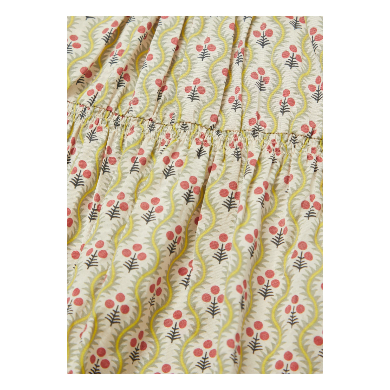 Agnelica Floral Dress Ecru Caramel Fashion Baby 2 Agnelica Floral Dress Ecru Caramel Fashion Baby - Image 2