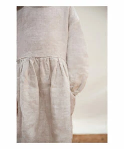 Alma Linen Dress Light grey Matona Fashion Baby, Children -Baby Tops Elegant Store alma linen dress light grey matona fashion baby children 6