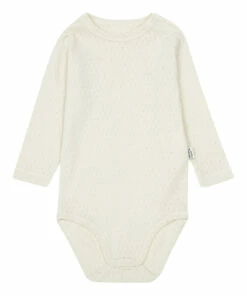 Aloès Openwork Babygrow Cream Poudre Organic Fashion Baby