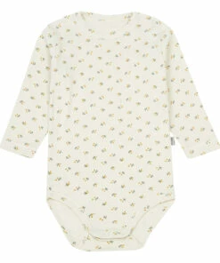 Aloe Organic Cotton Babygrow Ecru Poudre Organic Fashion Baby