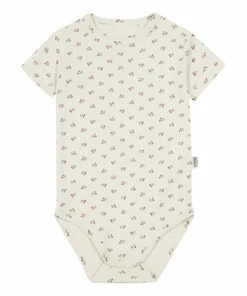 Aloe Organic Cotton Playsuit Beige Poudre Organic Fashion Baby