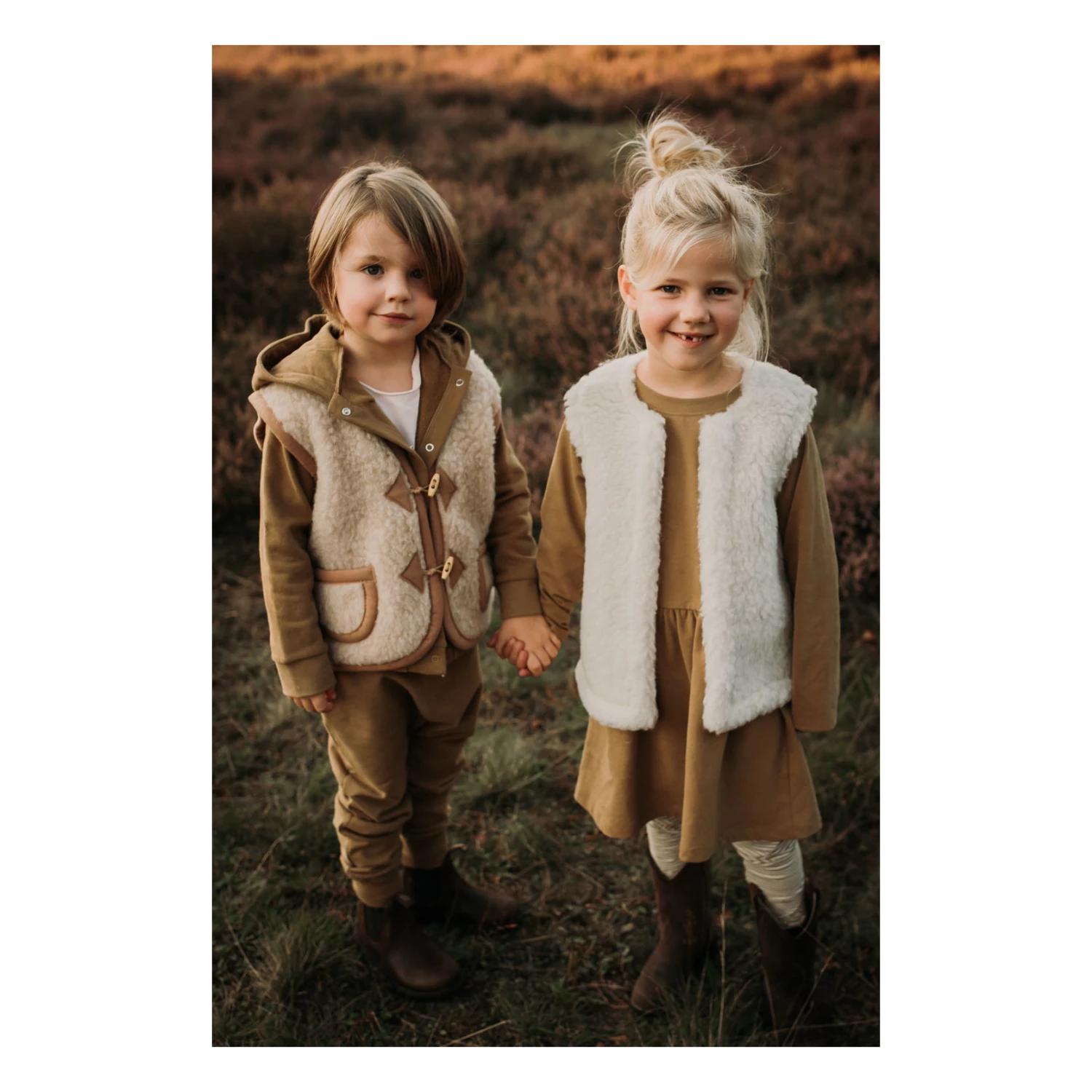 Alpen Sleeveless Gilet Beige Alwero Fashion Baby, Children 2 Alpen Sleeveless Gilet Beige Alwero Fashion Baby, Children - Image 2