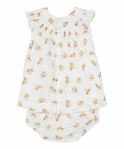 Amantine Dress + Bloomers - Cérémonie Collection - Ecru Bonpoint Fashion Baby -Baby Tops Elegant Store amantine dress bloomers c eacute r eacute monie collection ecru bonpoint fashion baby 2