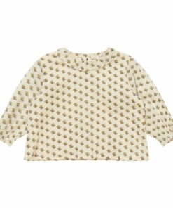 Amicia Baby Blouse Cream Caramel Fashion Baby