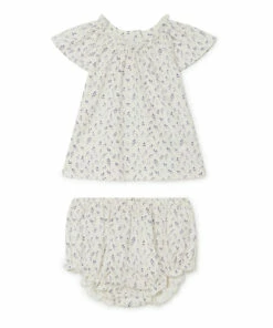 Amissa Bloomers + Top Ecru Bonpoint Fashion Baby