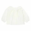 Amour Cotton Muslin Blouse Ecru Bonton Fashion Baby