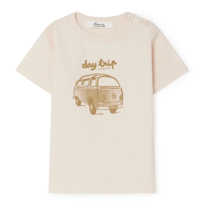 Anderson T-shirt Beige Bonpoint Fashion Baby 1 Anderson T-shirt Beige Bonpoint Fashion Baby