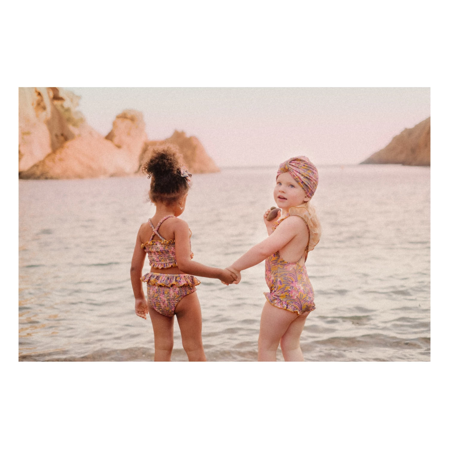 Andrea Recycled Nylon Swimsuit Ochre Louise Misha Fashion Teen, Baby, Children 3 Andrea Recycled Nylon Swimsuit Ochre Louise Misha Fashion Teen, Baby, Children - Image 3