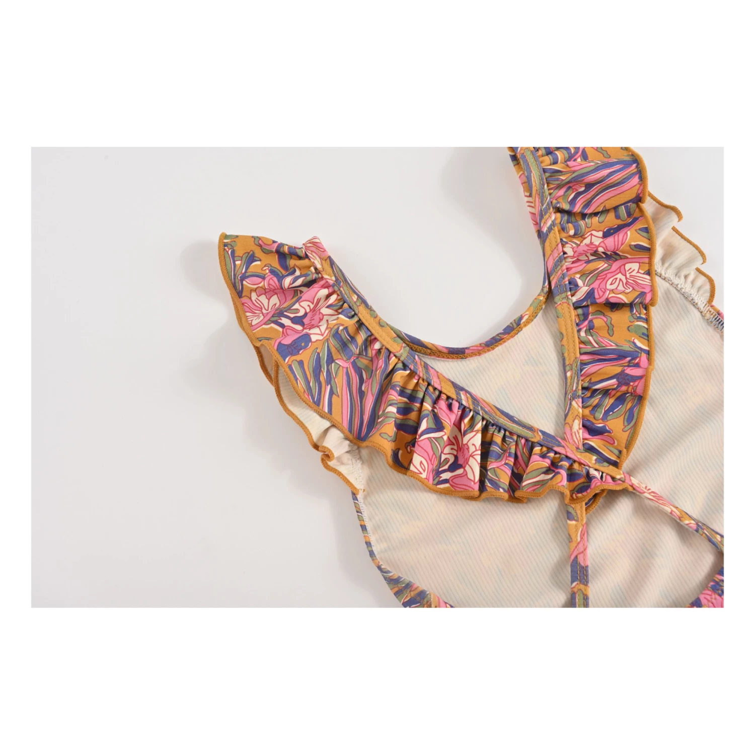 Andrea Recycled Nylon Swimsuit Ochre Louise Misha Fashion Teen, Baby, Children 5 Andrea Recycled Nylon Swimsuit Ochre Louise Misha Fashion Teen, Baby, Children - Image 5