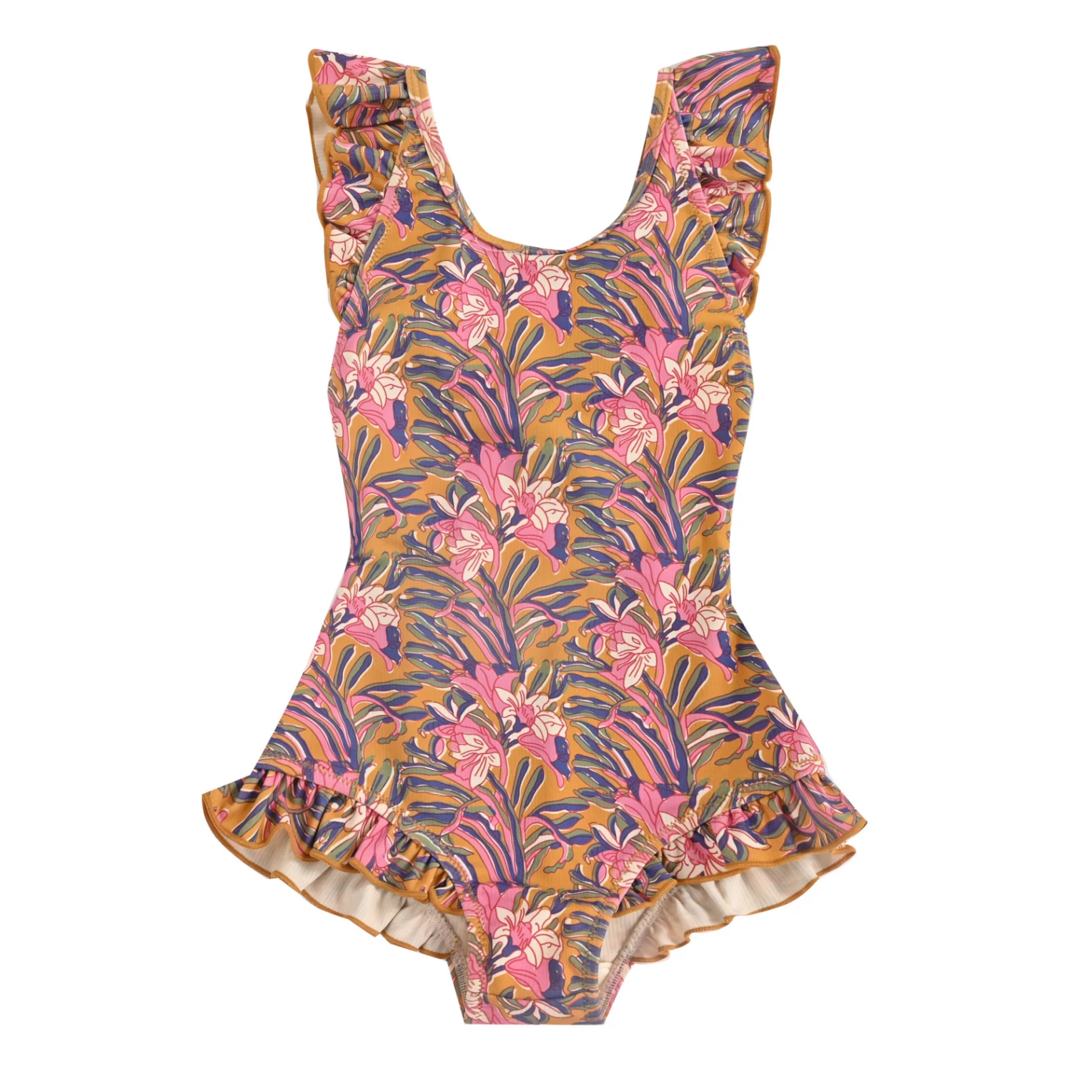 Andrea Recycled Nylon Swimsuit Ochre Louise Misha Fashion Teen, Baby, Children 1 Andrea Recycled Nylon Swimsuit Ochre Louise Misha Fashion Teen, Baby, Children