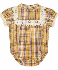 Andrea Romper Orange the new society Fashion Baby