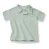 Andreu Linen Polo Shirt Green water 1+ in the family Fashion Baby, Children