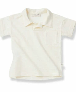 Andreu Linen Polo Shirt Off white 1+ in the family Fashion Baby, Children