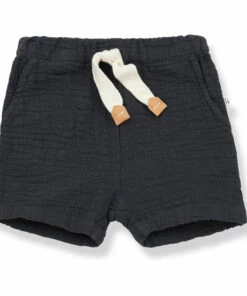 Angel Double Cotton Muslin Shorts Carbon 1+ in the family Fashion Baby, Children