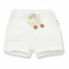 Angel Double Cotton Muslin Shorts Off white 1+ in the family Fashion Baby, Children