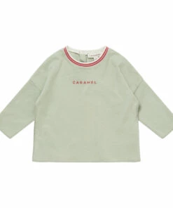 Anthurium Jersey T-shirt & Trousers Green water Caramel Fashion Baby