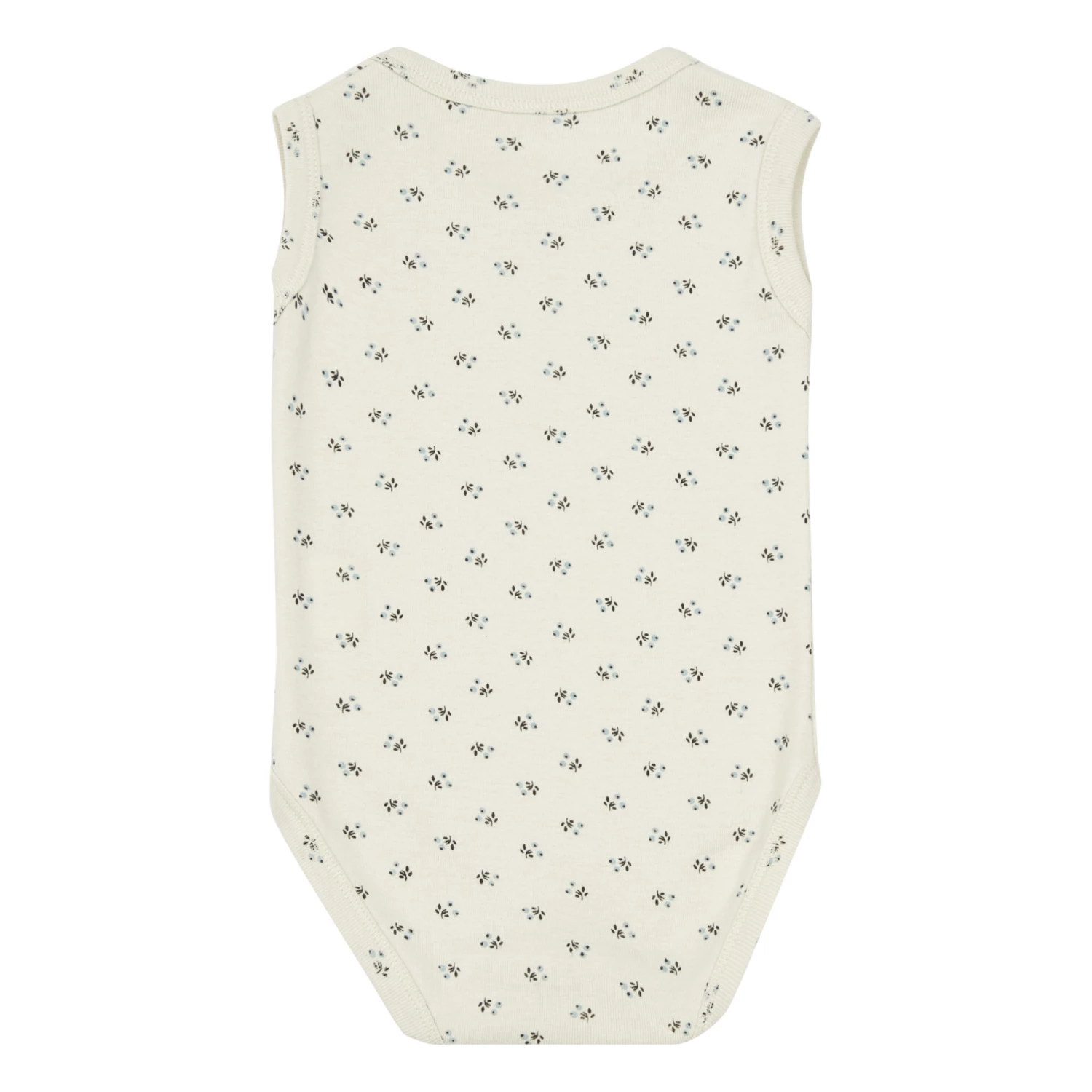 Auline Organic Cotton Playsuit Blue Poudre Organic Fashion Baby 2 Auline Organic Cotton Playsuit Blue Poudre Organic Fashion Baby - Image 2