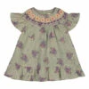 Aurora Embroidered Dress Sage Louis Louise Fashion Baby