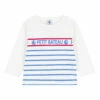 Babo T-shirt White Petit Bateau Fashion Baby