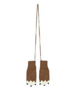 Baby Alpaca Bambi Mittens Brown Oeuf NYC Fashion Baby, Children