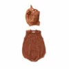 Baby Alpaca Bambi Romper Brown Oeuf NYC Fashion Baby