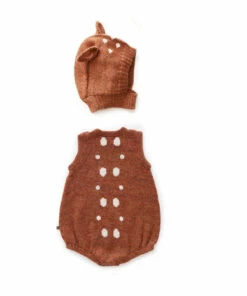 Baby Alpaca Bambi Romper Brown Oeuf NYC Fashion Baby 5 Baby Alpaca Bambi Romper Brown Oeuf NYC Fashion Baby -Baby Tops Elegant Store baby alpaca bambi romperbaby alpaca bambi romper brown oeuf nyc fashion baby 2