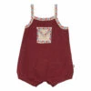 Baby Alpaca Wool Envelope Romper Burgundy Oeuf NYC Fashion Baby