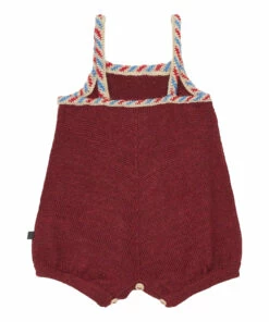 Baby Alpaca Wool Envelope Romper Burgundy Oeuf NYC Fashion Baby -Baby Tops Elegant Store baby alpaca wool envelope romper burgundy oeuf nyc fashion baby 2