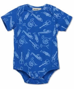 Baby Bodysuit Blue Wander & Wonder Fashion Baby
