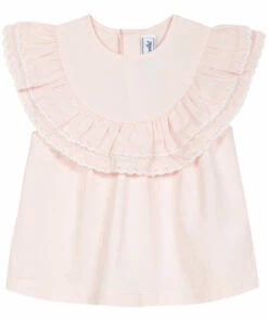 Baby Frill T-shirt Pale pink Tartine et Chocolat Fashion Baby