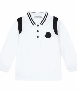 Baby Polo Shirt Ecru Moncler Fashion Baby, Children