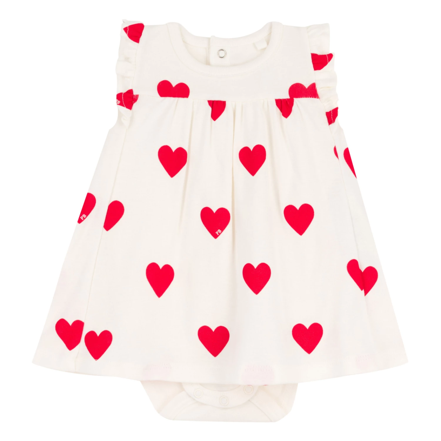 Backa Organic Cotton Dress Red Petit Bateau Fashion Baby 1 Backa Organic Cotton Dress Red Petit Bateau Fashion Baby