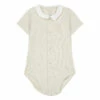 Backup Organic Cotton Baby Bodysuit Grey Petit Bateau Fashion Baby