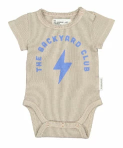 Backyard Organic Cotton Babygrow Brown Piupiuchick Fashion Baby
