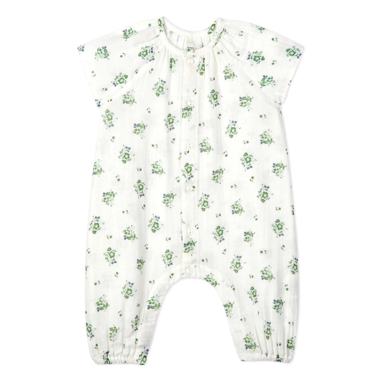 Balada Organic Cotton Jumpsuit White Petit Bateau Fashion Baby 1 Balada Organic Cotton Jumpsuit White Petit Bateau Fashion Baby