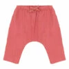 Bali Organic Cotton Muslin Trousers Powder pink Petit Bateau Fashion Baby