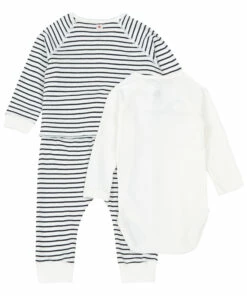 Ballo Organic Cotton Set White Petit Bateau Fashion Baby -Baby Tops Elegant Store ballo organic cotton set white petit bateau fashion baby 2
