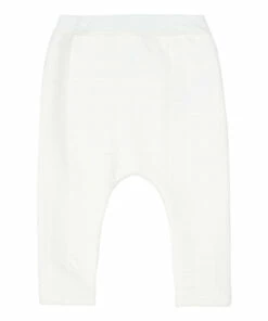 Baltazar Organic Cotton Quilted Trousers White Petit Bateau Fashion Baby