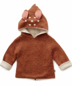 Bambi Baby Alpaca Burnous Brown Oeuf NYC Fashion Baby, Children