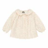 Bambi Organic Cotton Muslin Blouse Ecru Bonton Fashion Baby