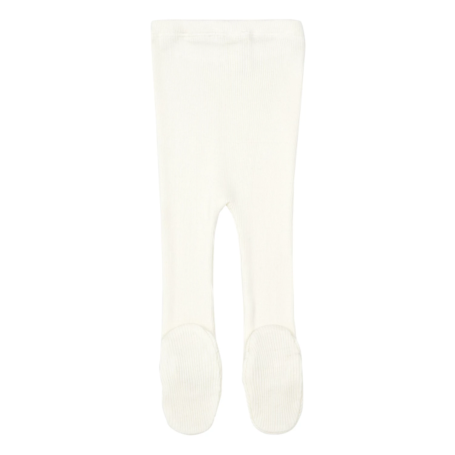 Bamse Silk and Cotton Footed Leggings Cream Minimalisma Fashion Baby 2 Bamse Silk and Cotton Footed Leggings Cream Minimalisma Fashion Baby - Image 2