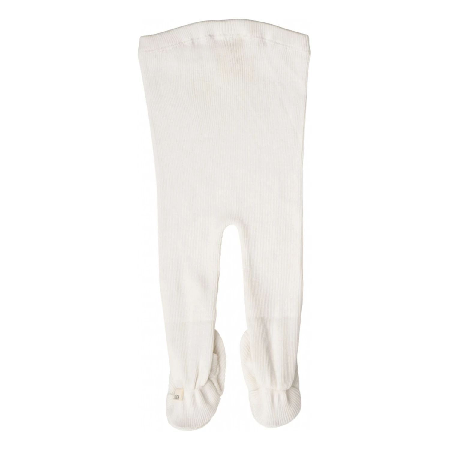 Bamse Silk and Cotton Footed Leggings Cream Minimalisma Fashion Baby 4 Bamse Silk and Cotton Footed Leggings Cream Minimalisma Fashion Baby - Image 4