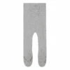 Bamse Silk and Cotton Leggings with Booties Grey Minimalisma Fashion Baby