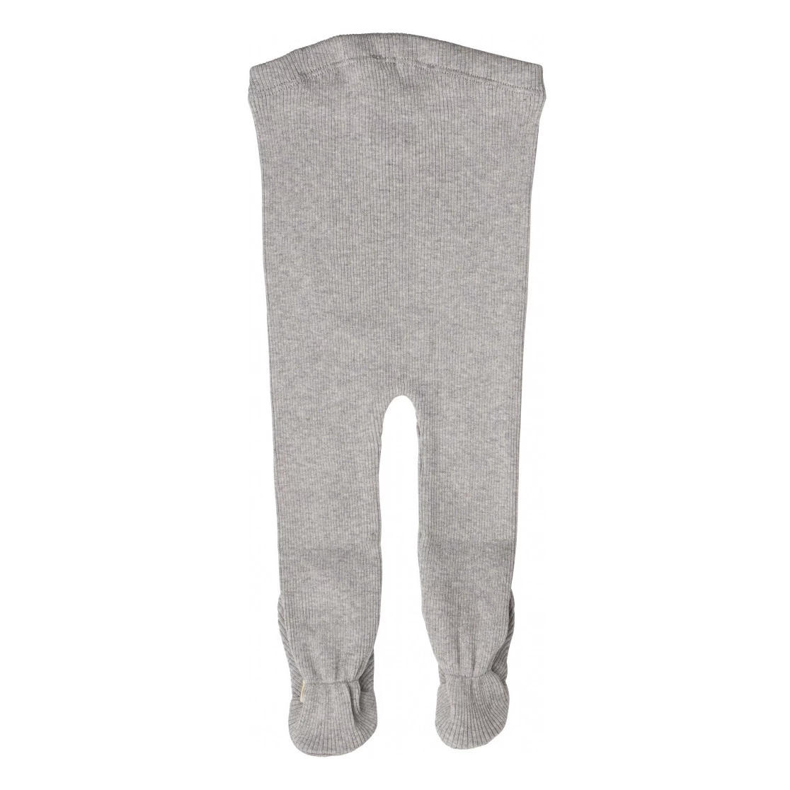 Bamse Silk and Cotton Leggings with Booties Grey Minimalisma Fashion Baby 3 Bamse Silk and Cotton Leggings with Booties Grey Minimalisma Fashion Baby - Image 3