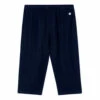 Barabel Organic Cotton Muslin Trousers Navy blue Petit Bateau Fashion Baby